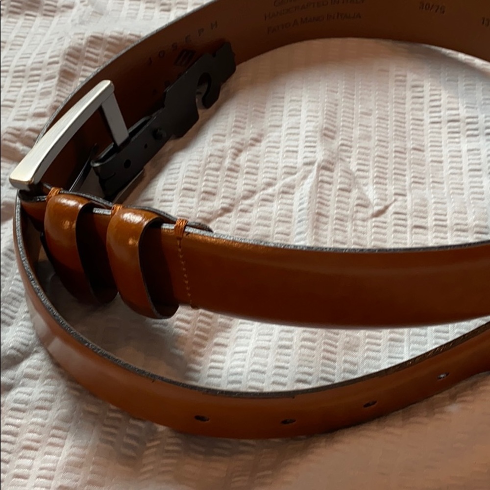 Joseph Abboud tan leather men’s belt 35 37
